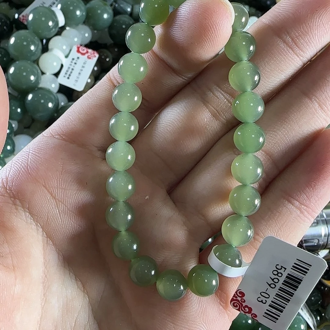 和田玉手链未镶嵌364