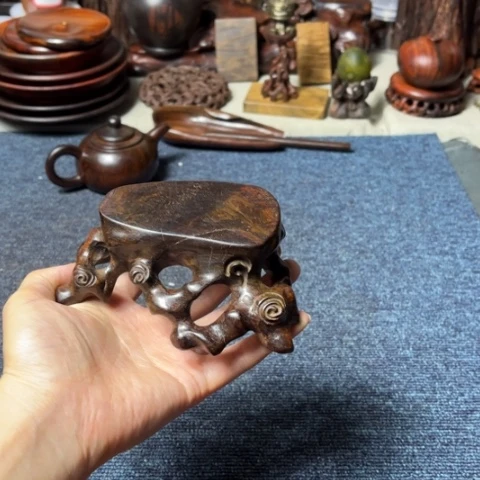 交趾黄檀根雕镂空