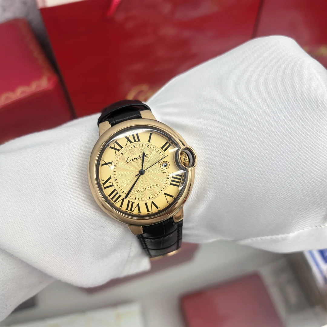 【皮带款】全新专柜时尚经典百搭款全自动机芯男士腕表（L12）