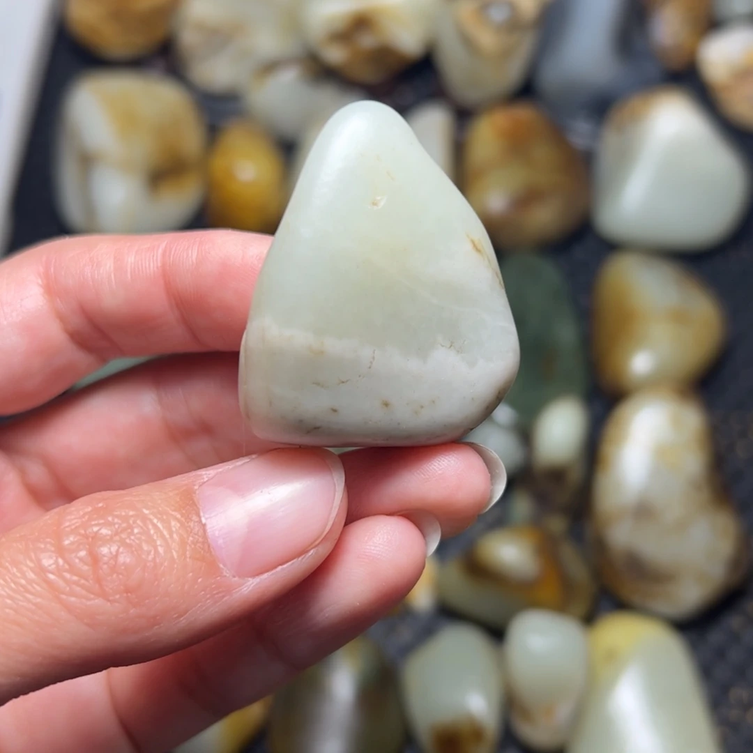 和田玉未镶嵌挂件32