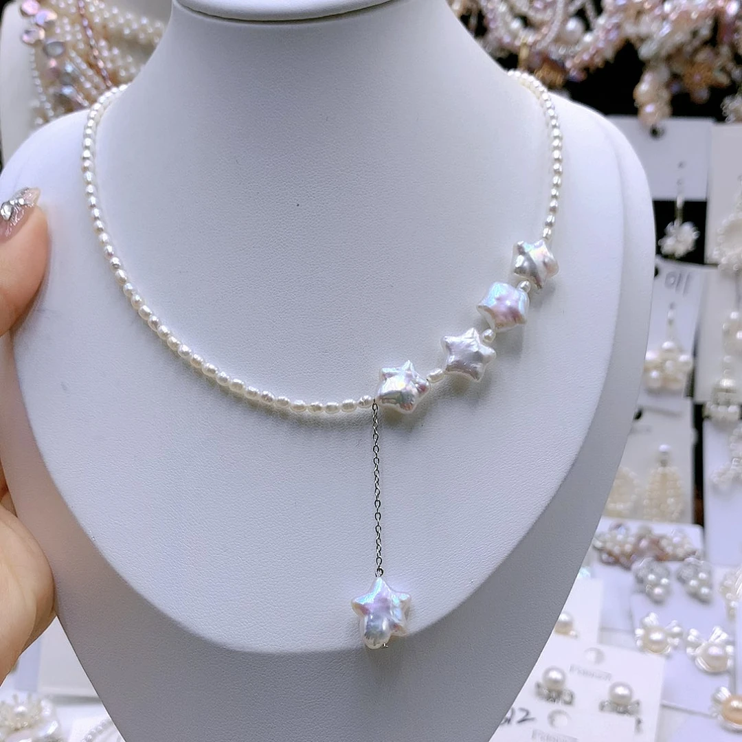 银S925镶嵌耳饰淡水珍珠