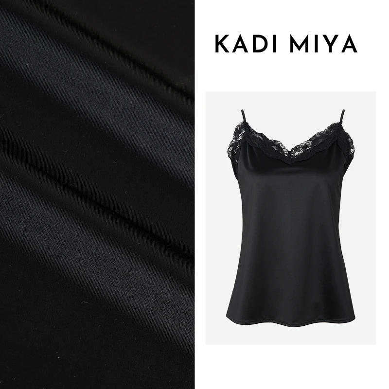 KADIMIYA【花间盏】法式蕾丝缎面温柔垂顺吊带性感背心内搭夏季新款