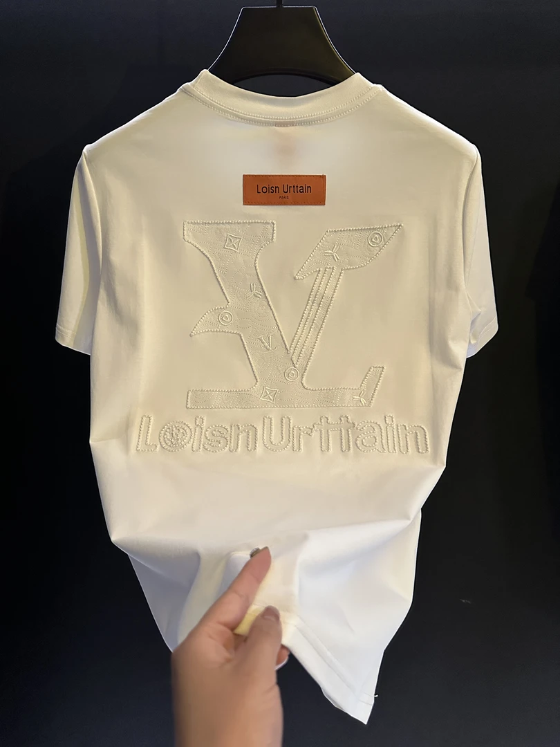 2025春夏新款休闲时尚舒适潮流男装百搭短袖网红圆领个性-3227