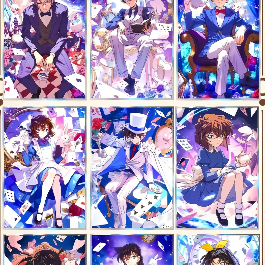 星野文创-名侦探柯南色纸柯南周边收藏潮玩卡牌