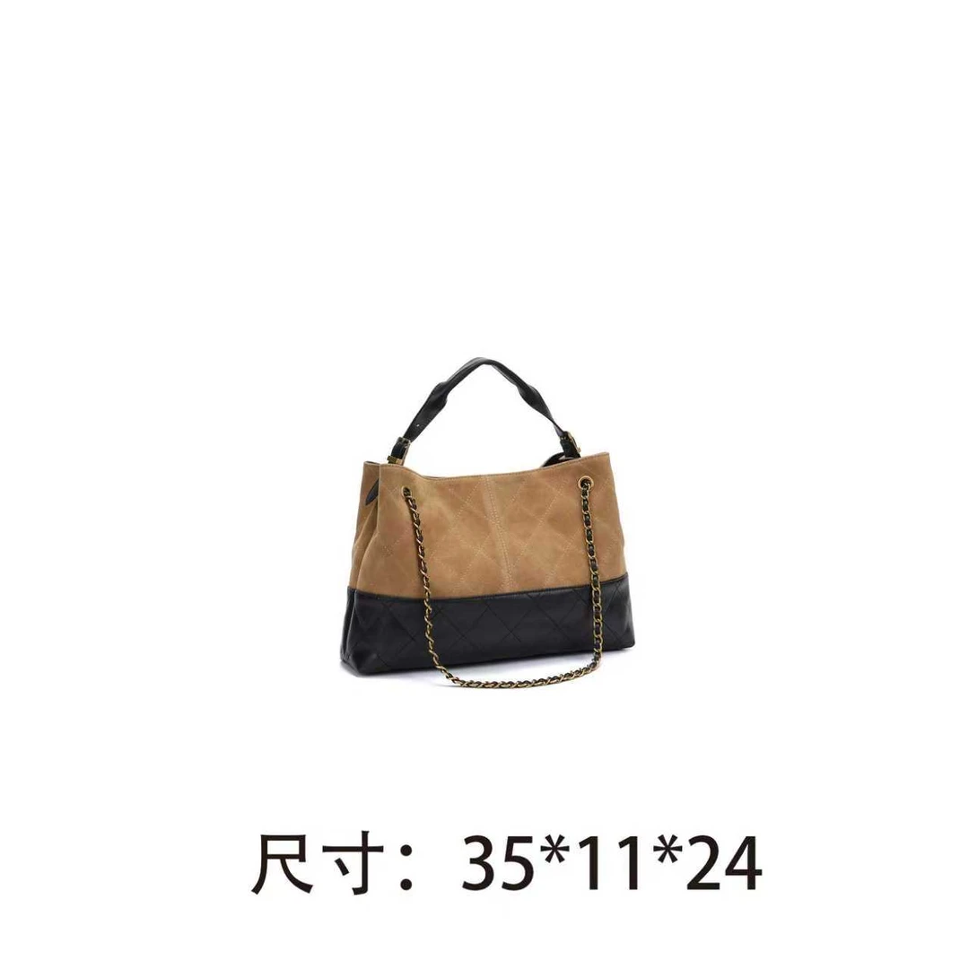 【C143】磨砂水桶包-新款斜挎包百搭单肩包2537（尺寸35*11*24cm）