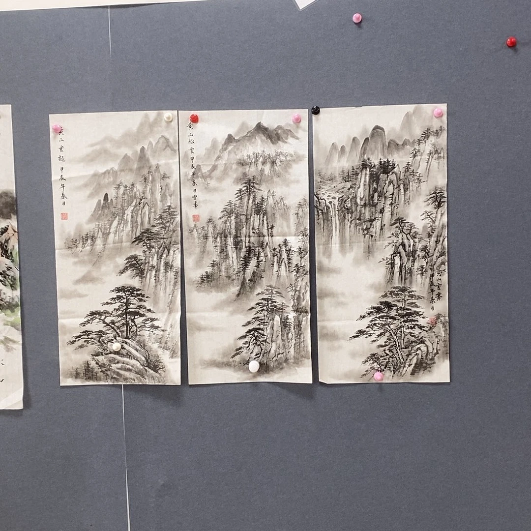 国画30/60马雪峰手绘画芯
