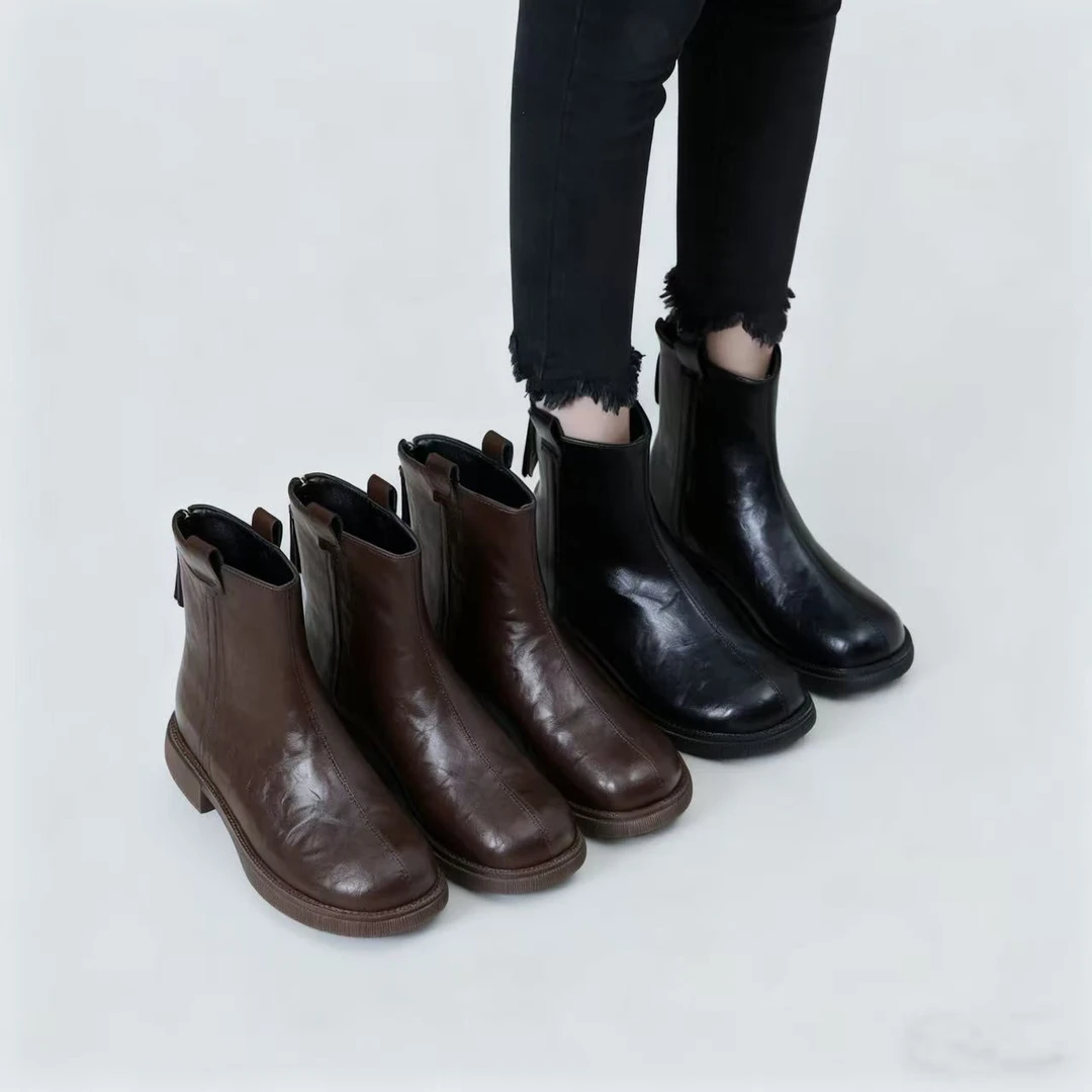 2025时尚新款秋冬休闲舒适保暖马丁靴2136