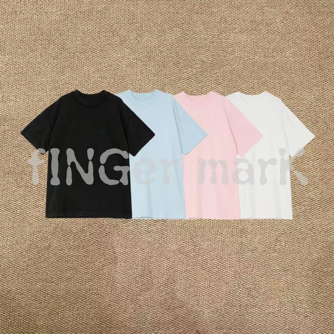 fINGer marK 集閤店 破破T高克重做旧复古男女同款短袖D-6601