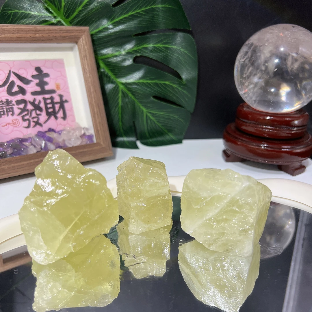 s648天然黄水晶原石 多样性发一件