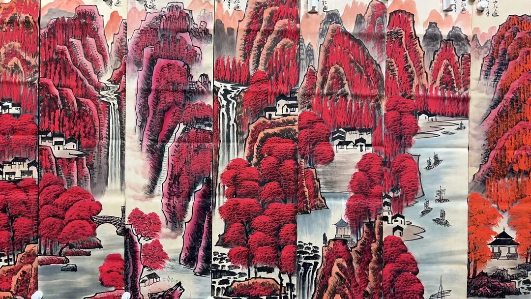 【四季】精品十二条屏装饰画通用链接