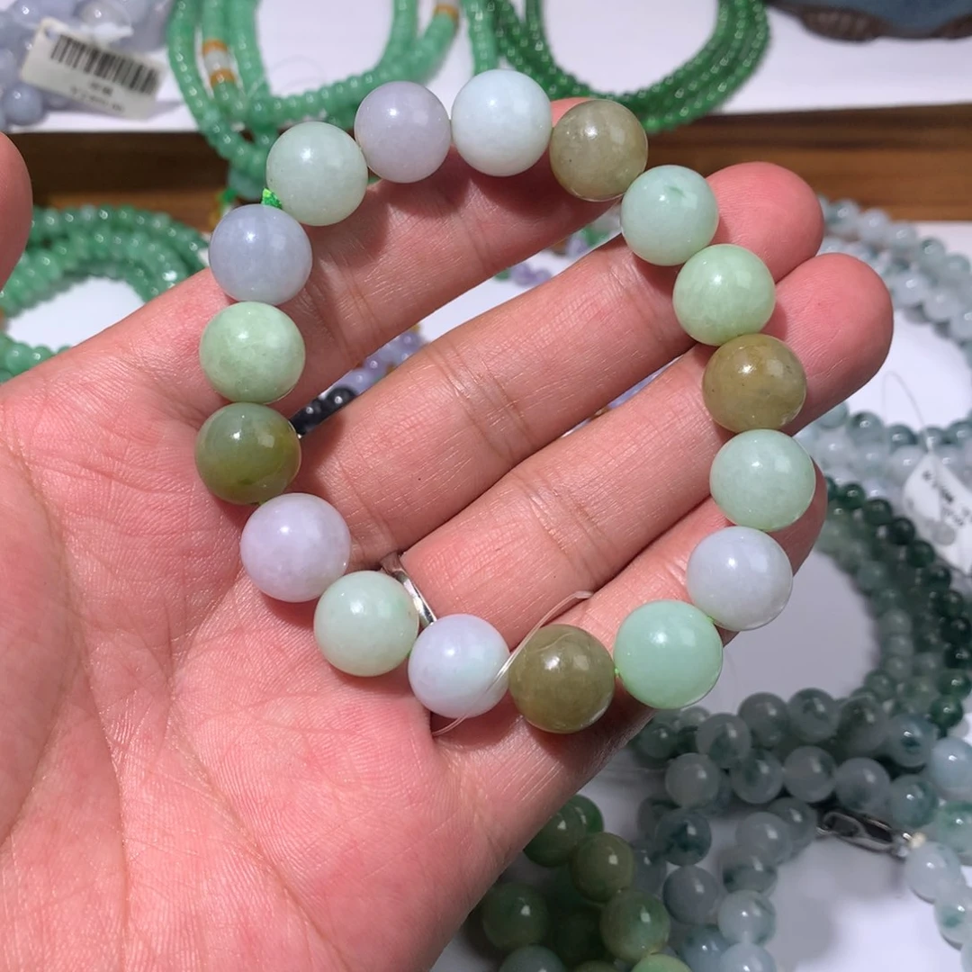 未镶嵌手链翡翠手串