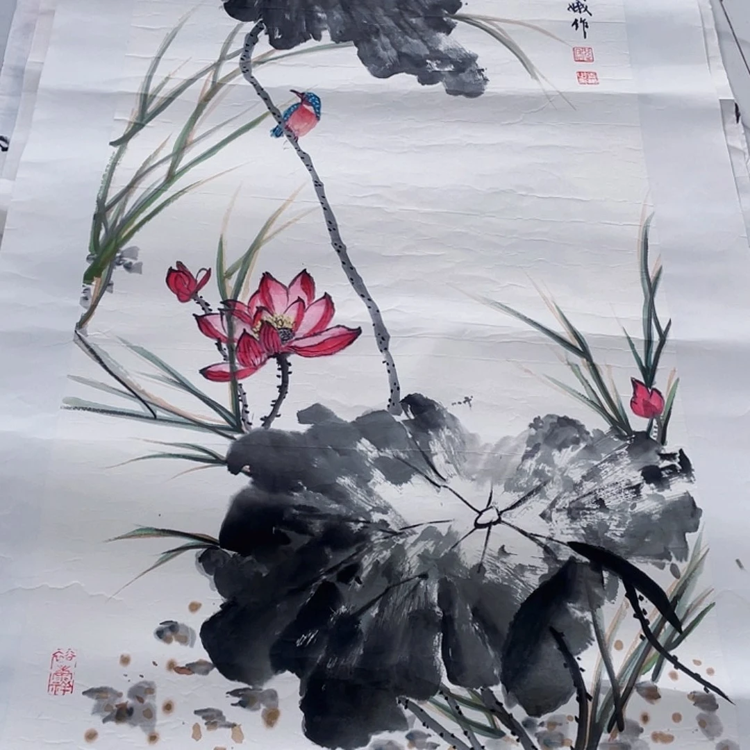 国画国画作品手绘作品