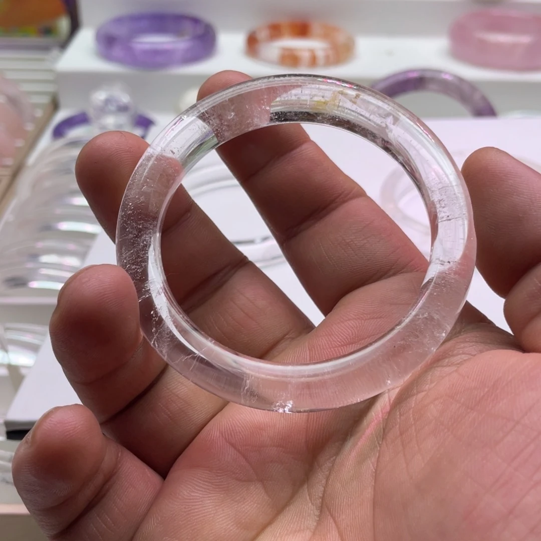 水晶手镯未镶嵌白水晶