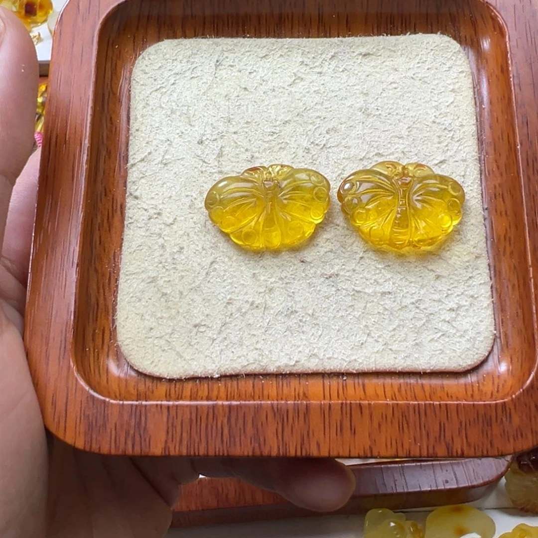 琥珀吊坠(不含链)未镶嵌