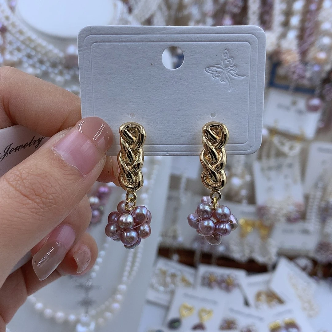 项链银S925镶嵌淡水珍珠