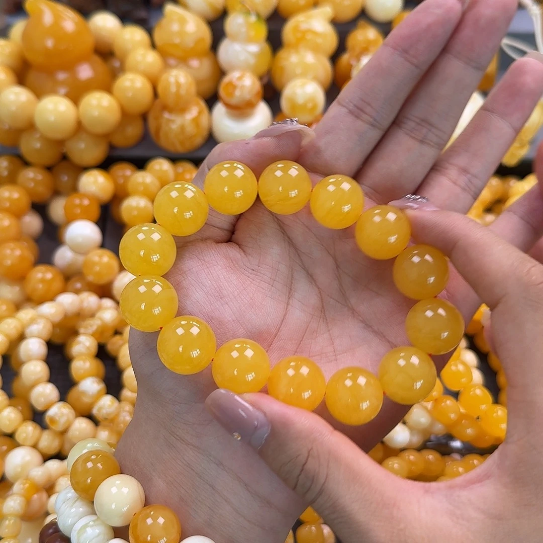 蜜蜡未镶嵌珠宝奇石同料17mm