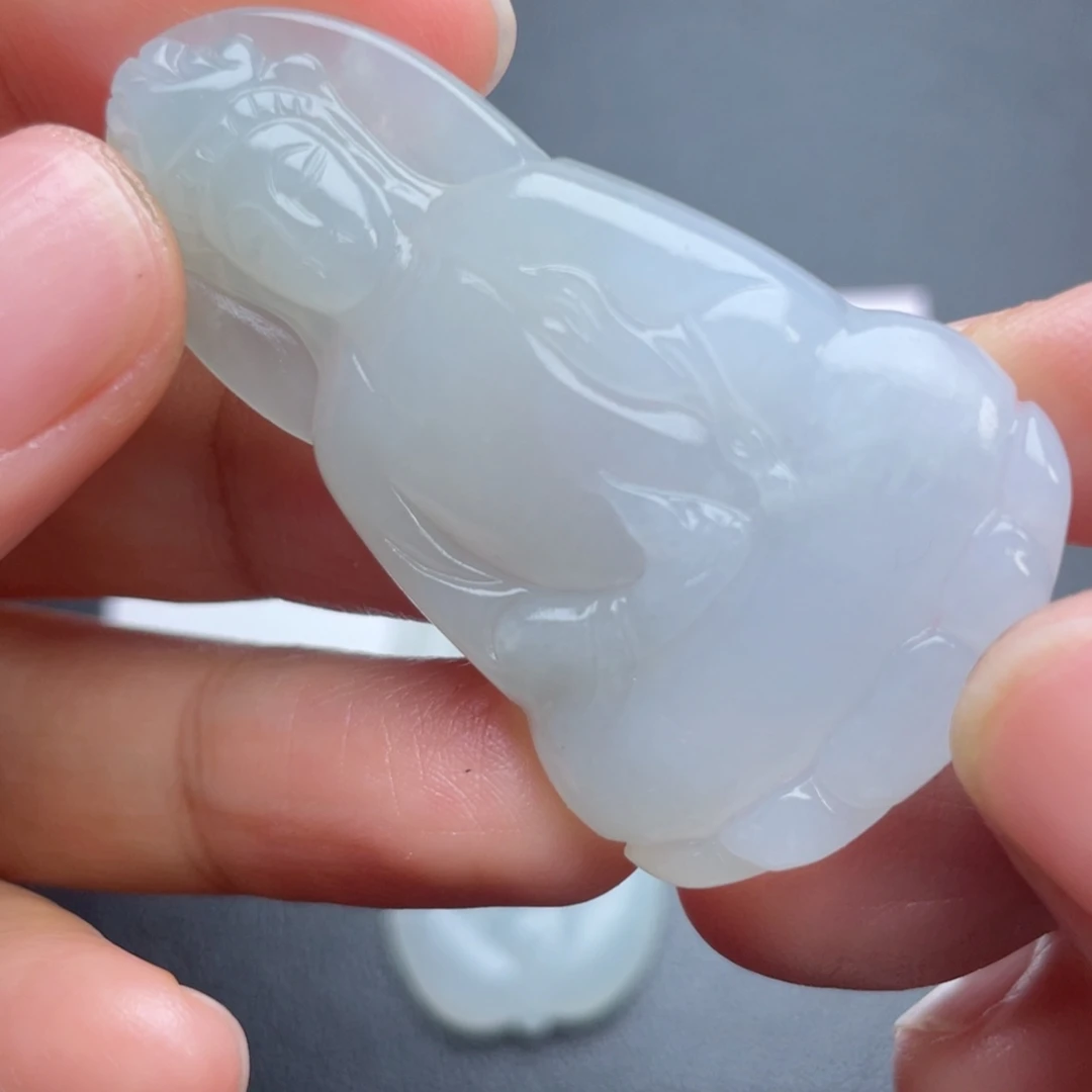 定制翡翠未镶嵌翡翠吊坠
