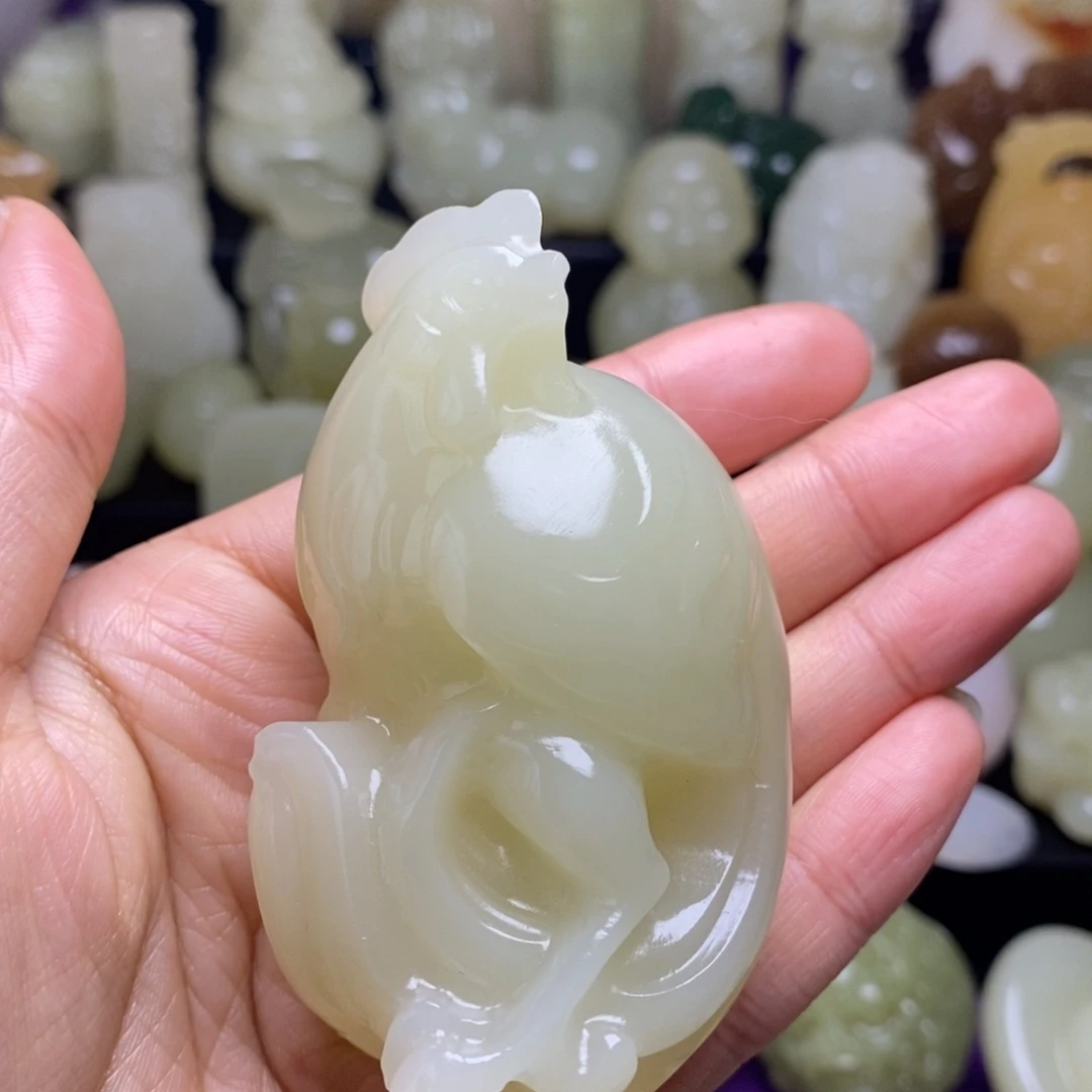 翻***宝玉天然桌面小摆件