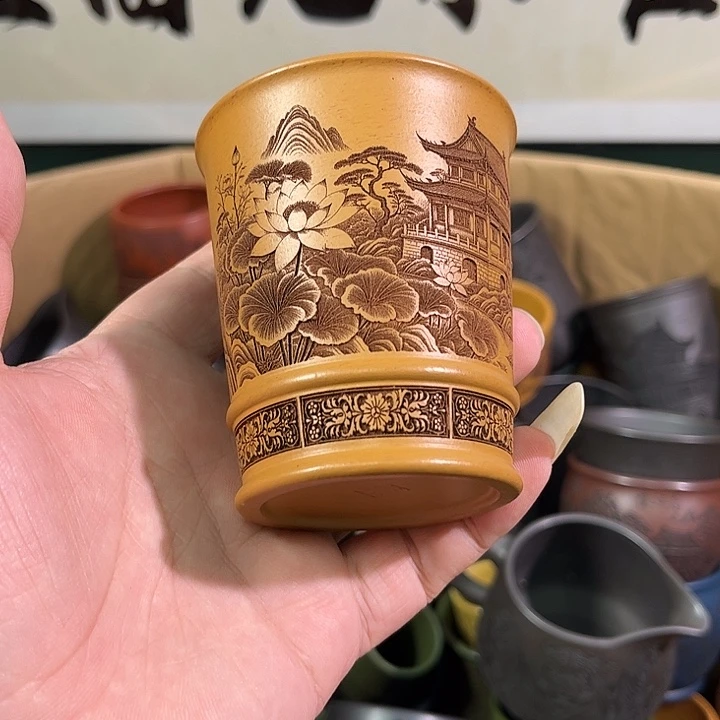 茶杯紫砂全手工紫砂主人杯