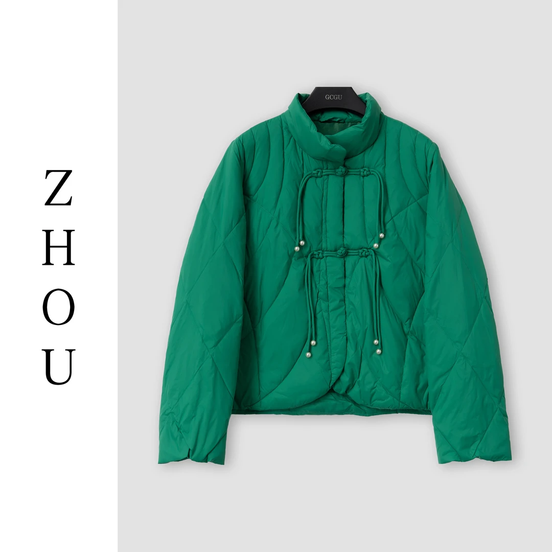 （周哥甄选）绿色羽绒外套-31785