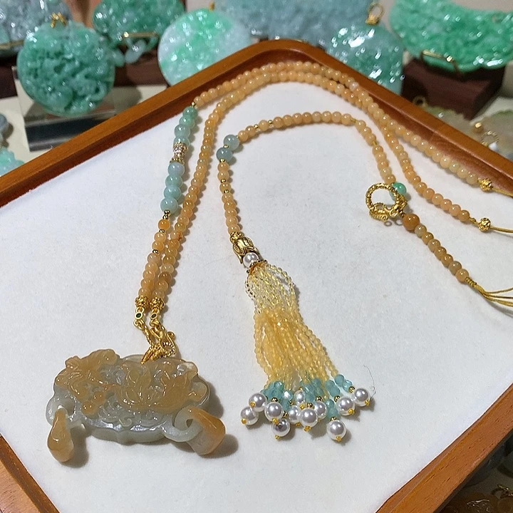 颈饰未镶嵌翡翠翡翠吊坠