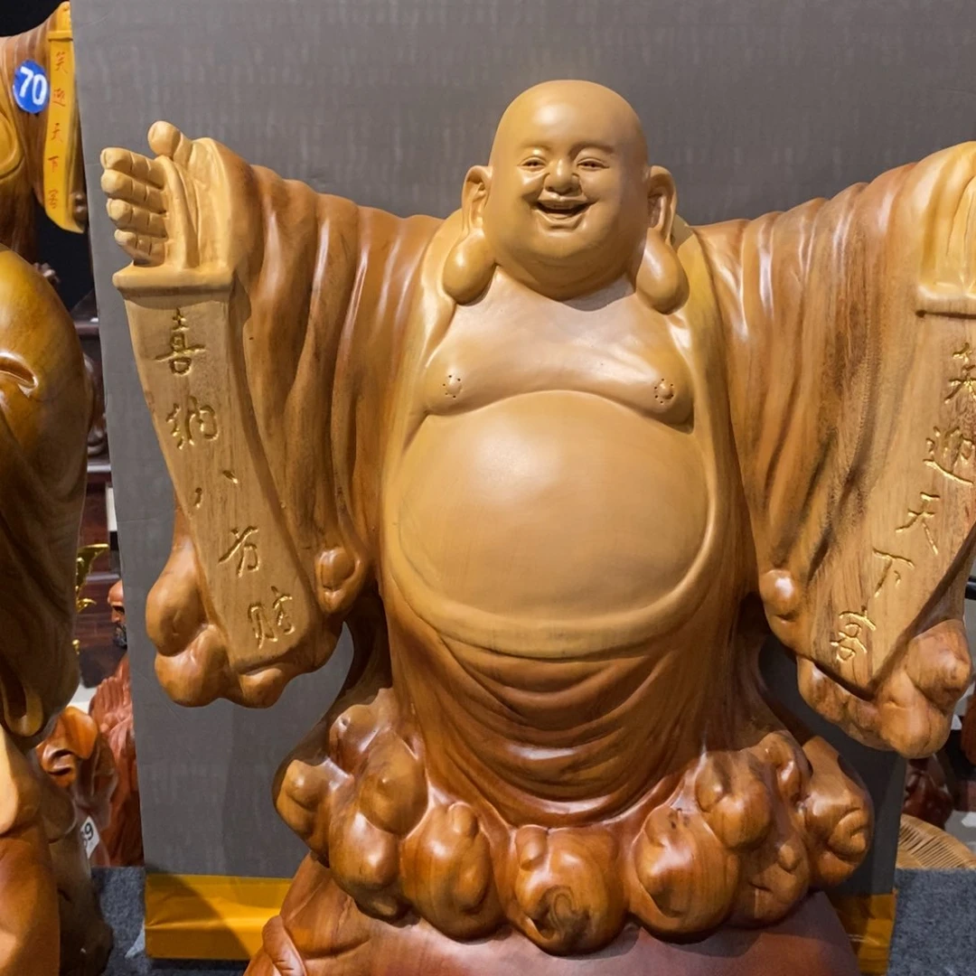 香樟木逍*人木制工艺品