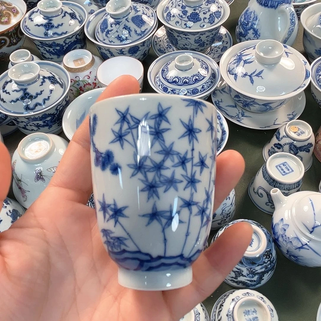 杯青花瓷器青花瓷器
