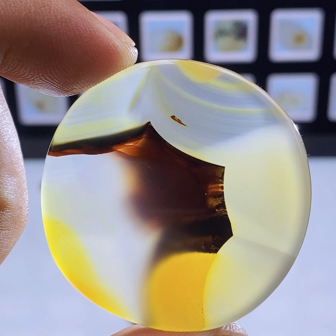 玛瑙/玉髓未镶嵌吊坠(不含链)14