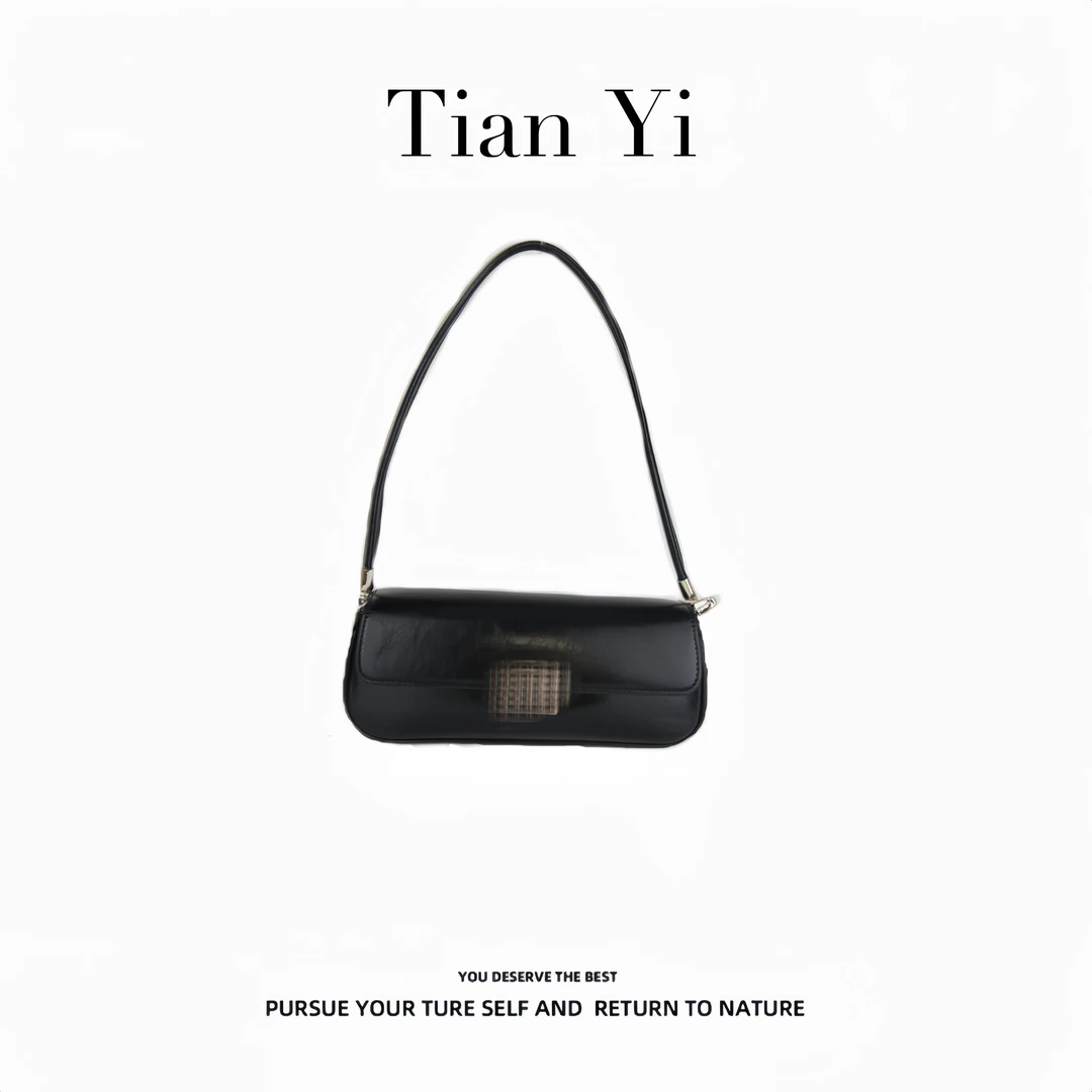 7503 黑色-2025新款轻奢单肩手提斜跨包