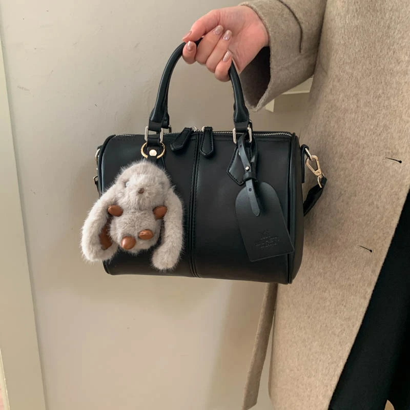 美式复古波士顿包包女新百搭休闲大容量枕头包托特包日系JK风女包