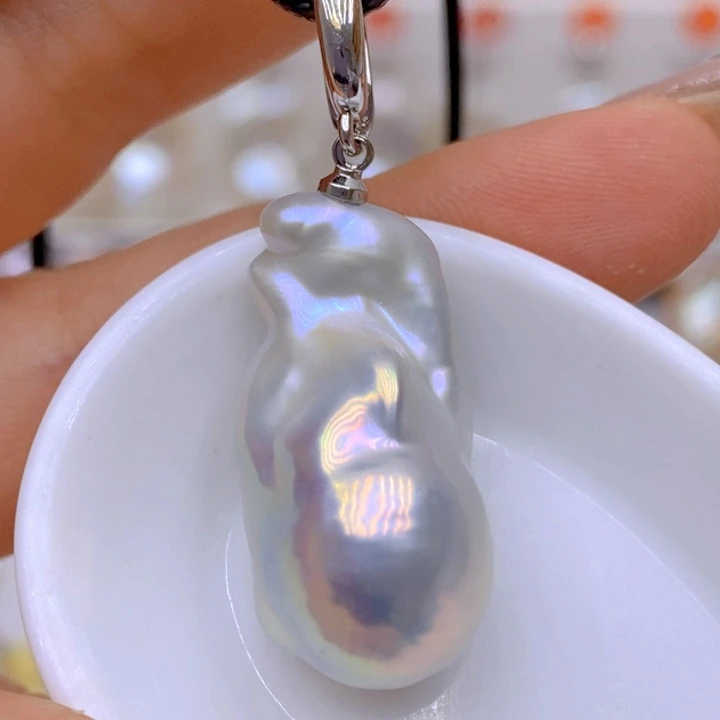 淡水珍珠未镶嵌吊坠(赠链)