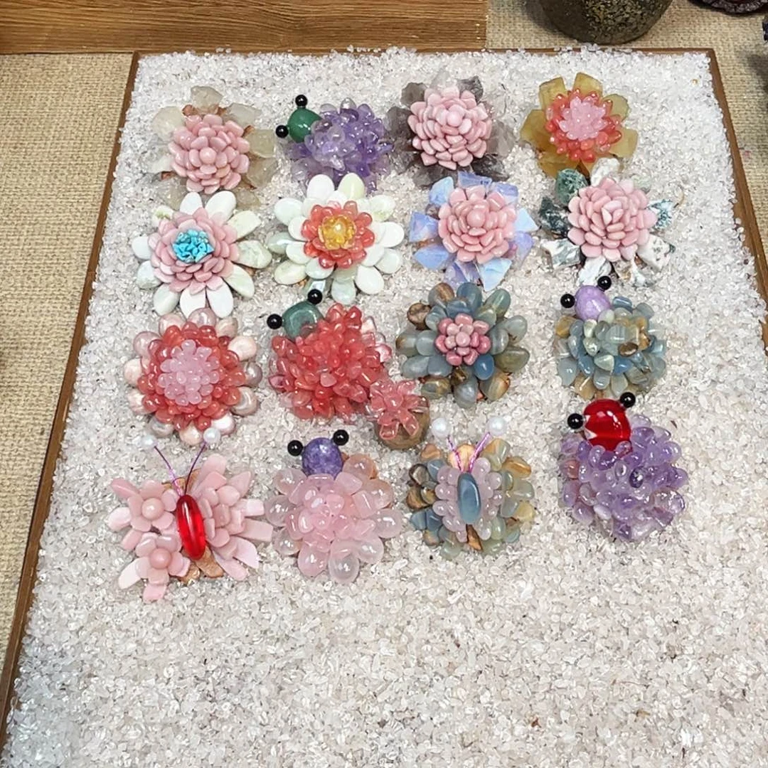 顽***)松塔干花摆件永生花