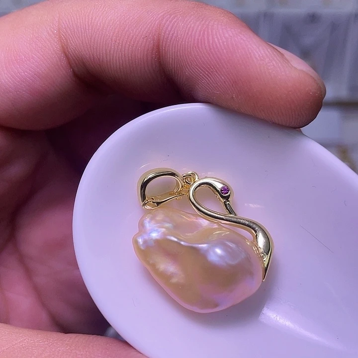 合金颈饰淡水珍珠31
