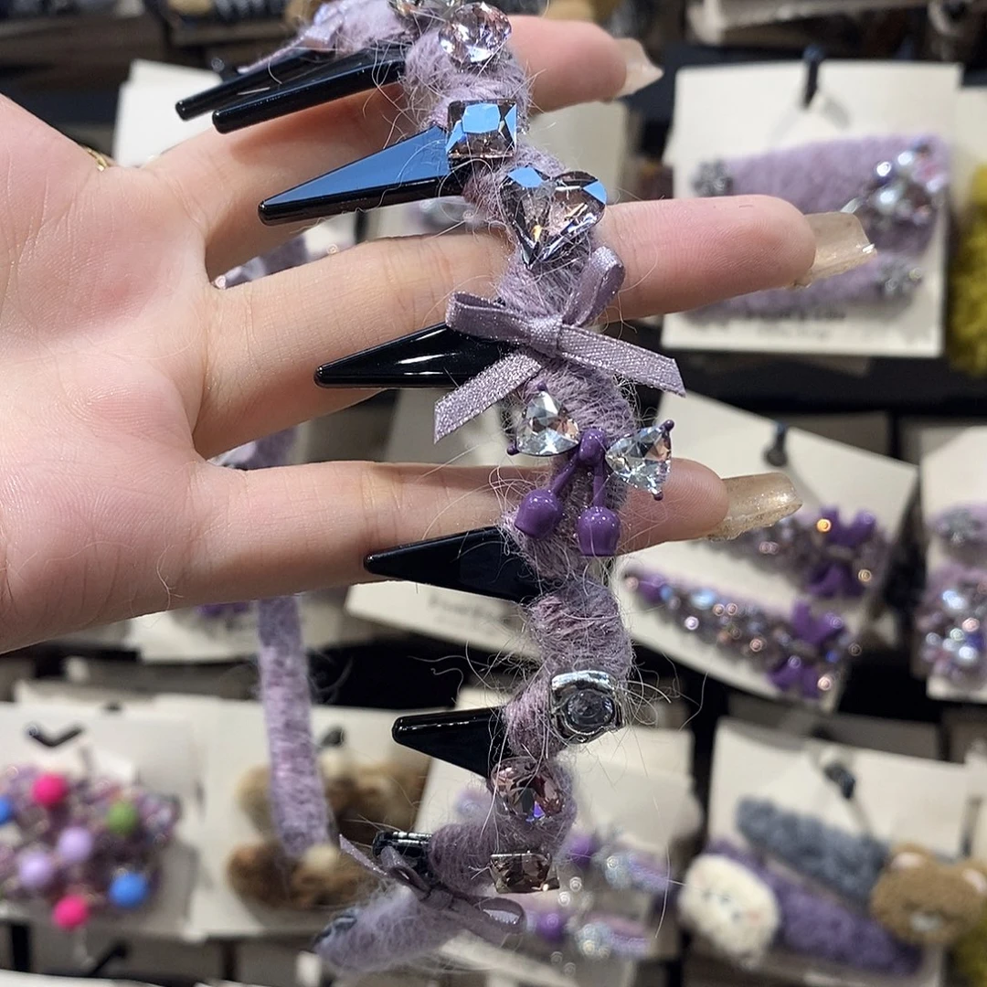 布艺铁合金倒齿发箍