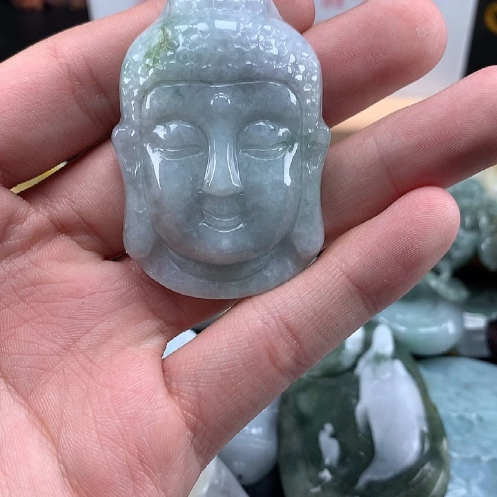 翡翠未镶嵌颈饰天然保真a货