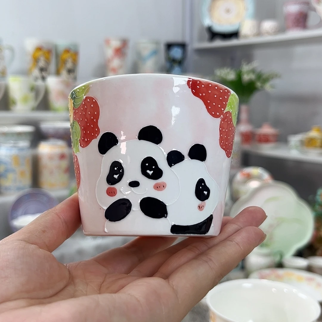 手绘高温釉下彩陶瓷