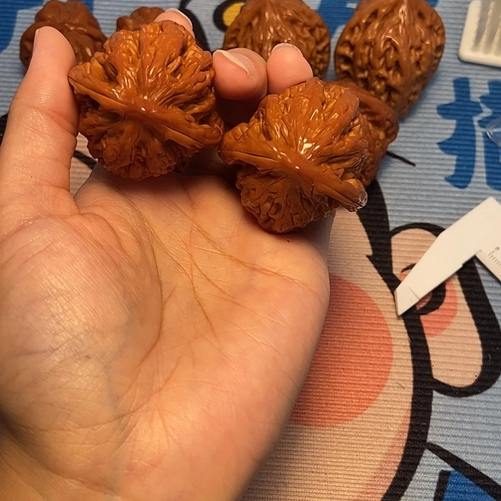 吊坠文玩核桃42虎头