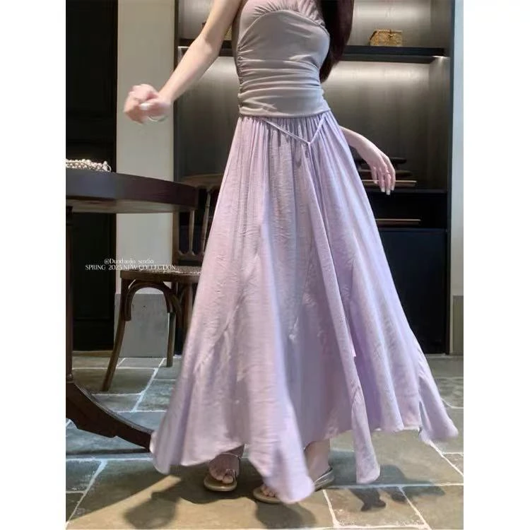 MEENI（336#）气质不规则A字半裙KC