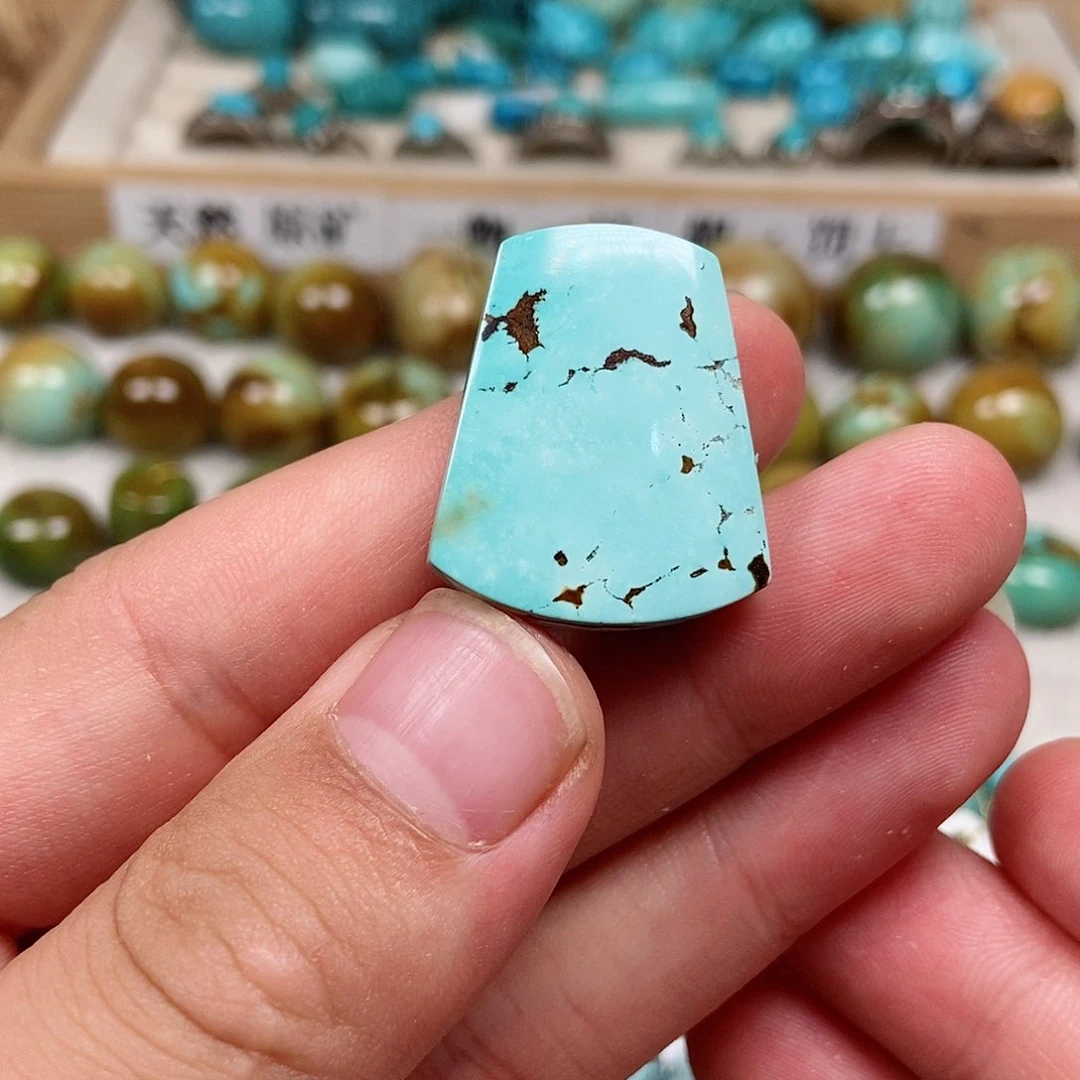 未镶嵌绿松石珠宝半成品