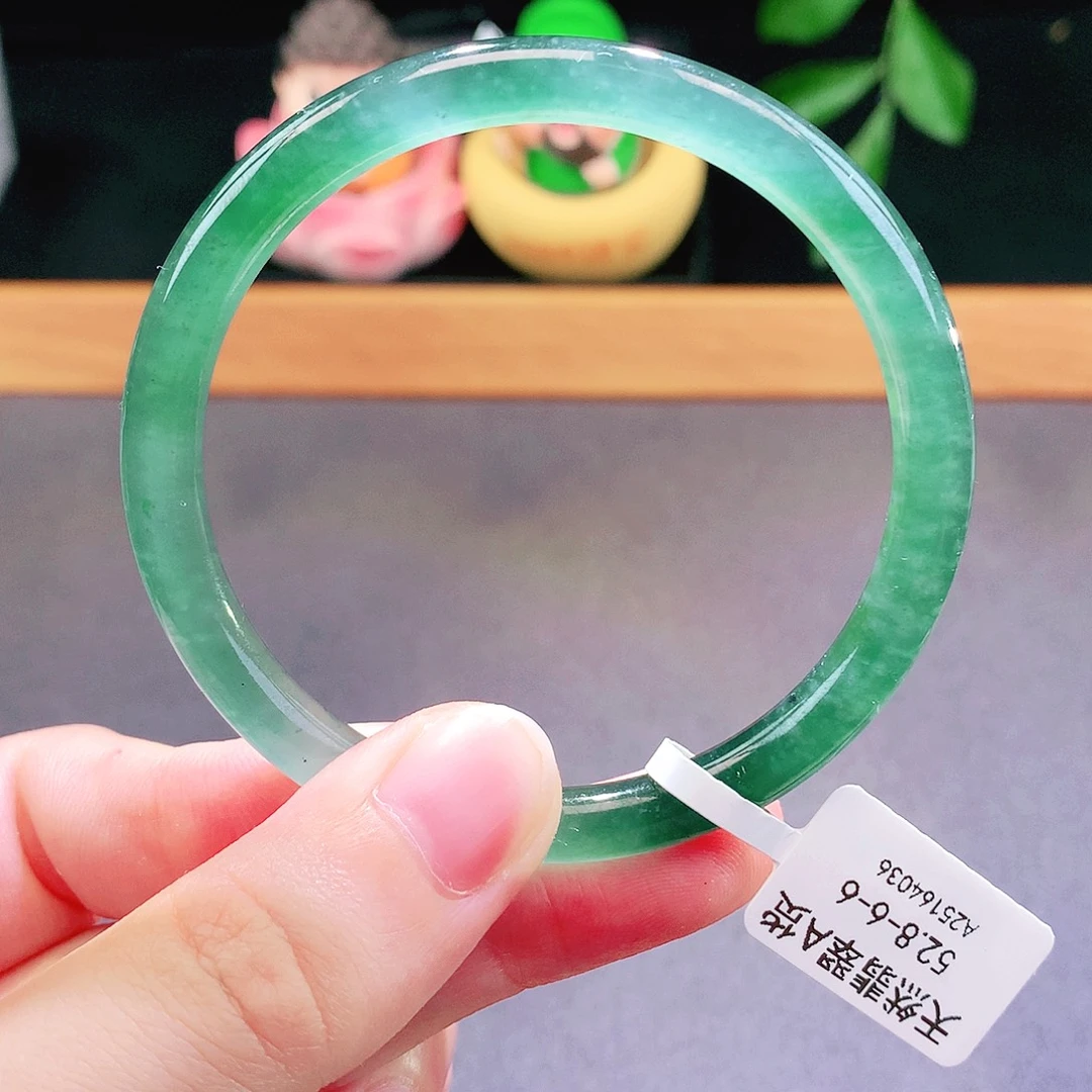 翡翠未镶嵌手镯天然翡翠