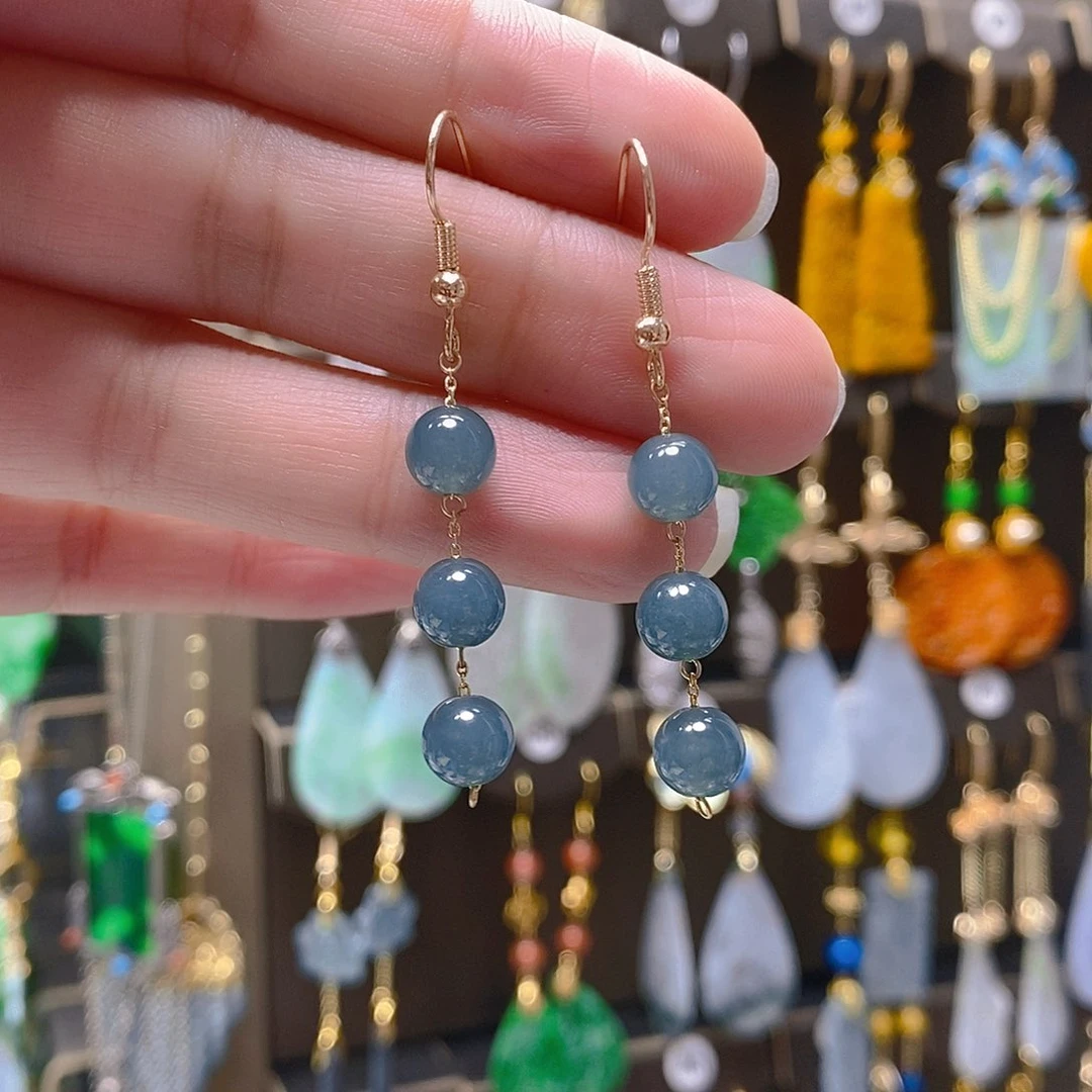 未镶嵌翡翠耳饰翡翠