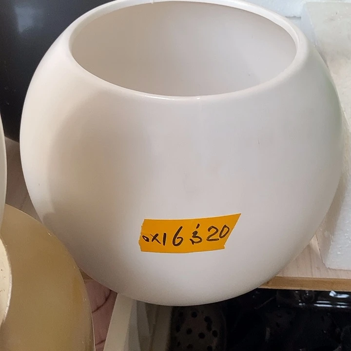 摆件陶盆有孔 微瑕介意勿拍