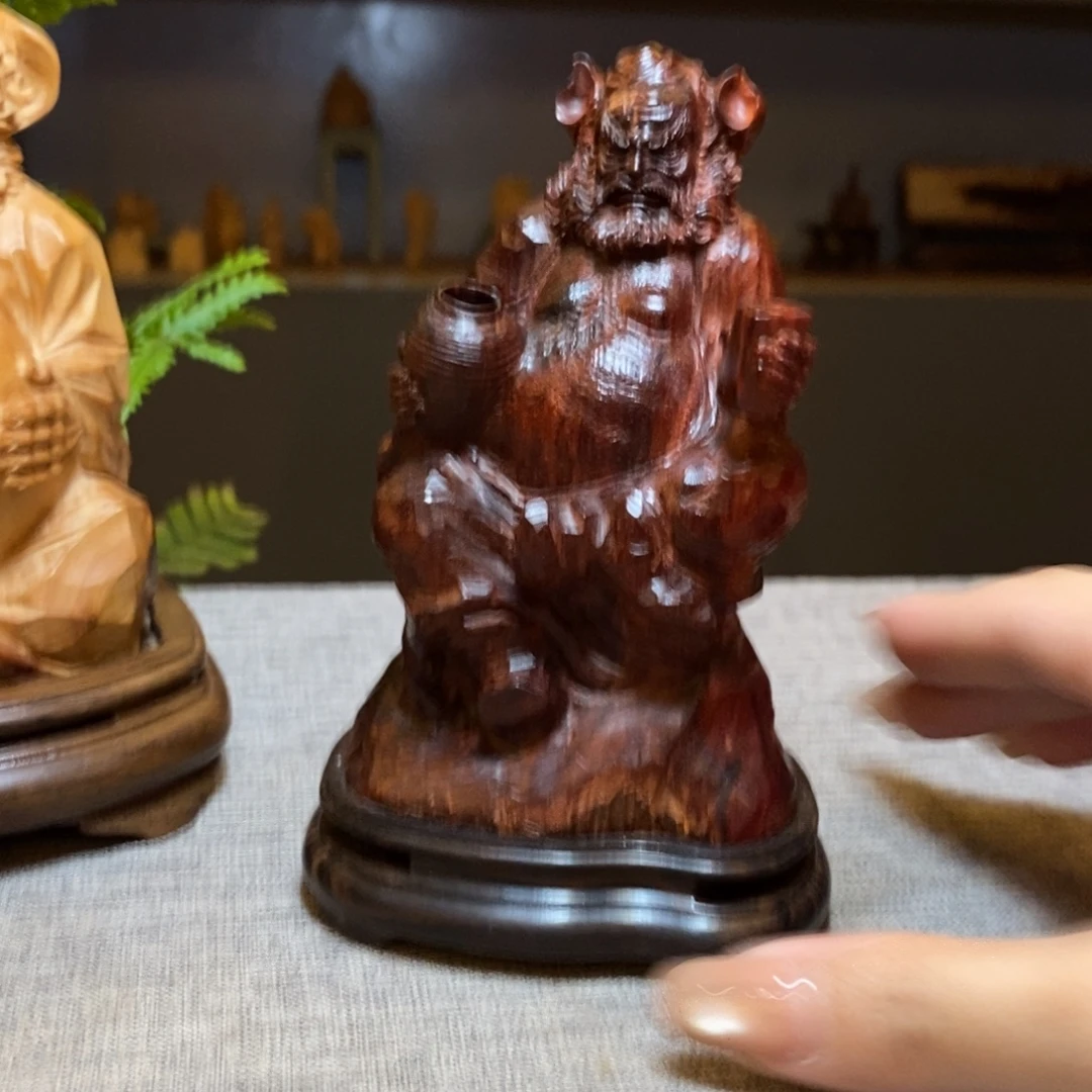 成***切檀香紫檀（小叶紫檀）香炉清刀摆件