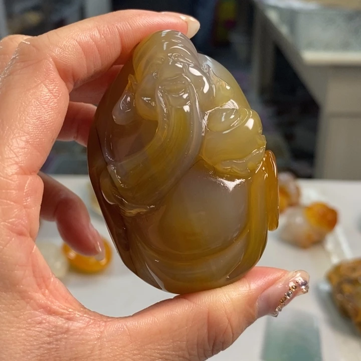 玛瑙/玉髓吊坠(不含链)未镶嵌