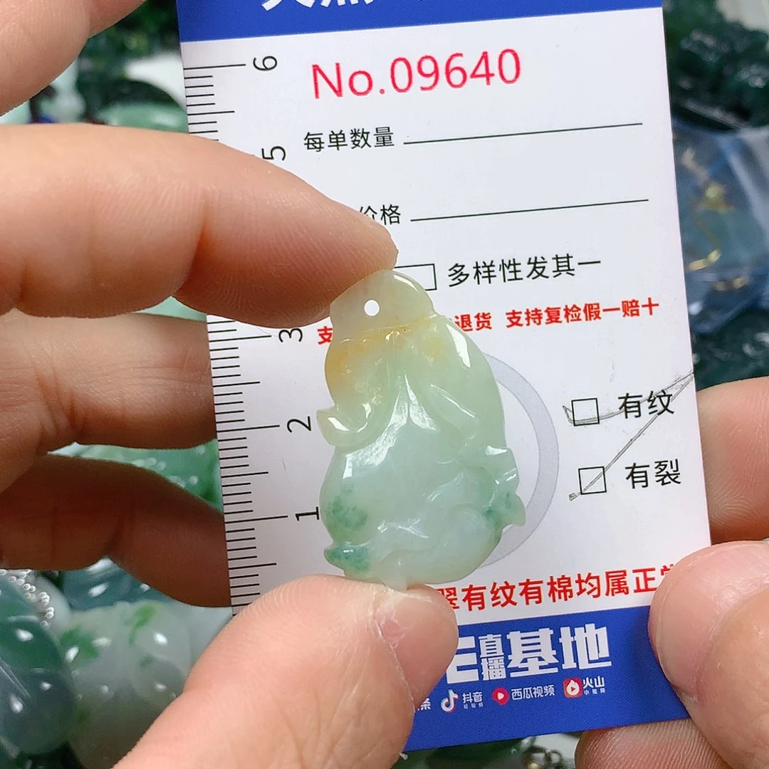 翡翠颈饰未镶嵌天然翡翠