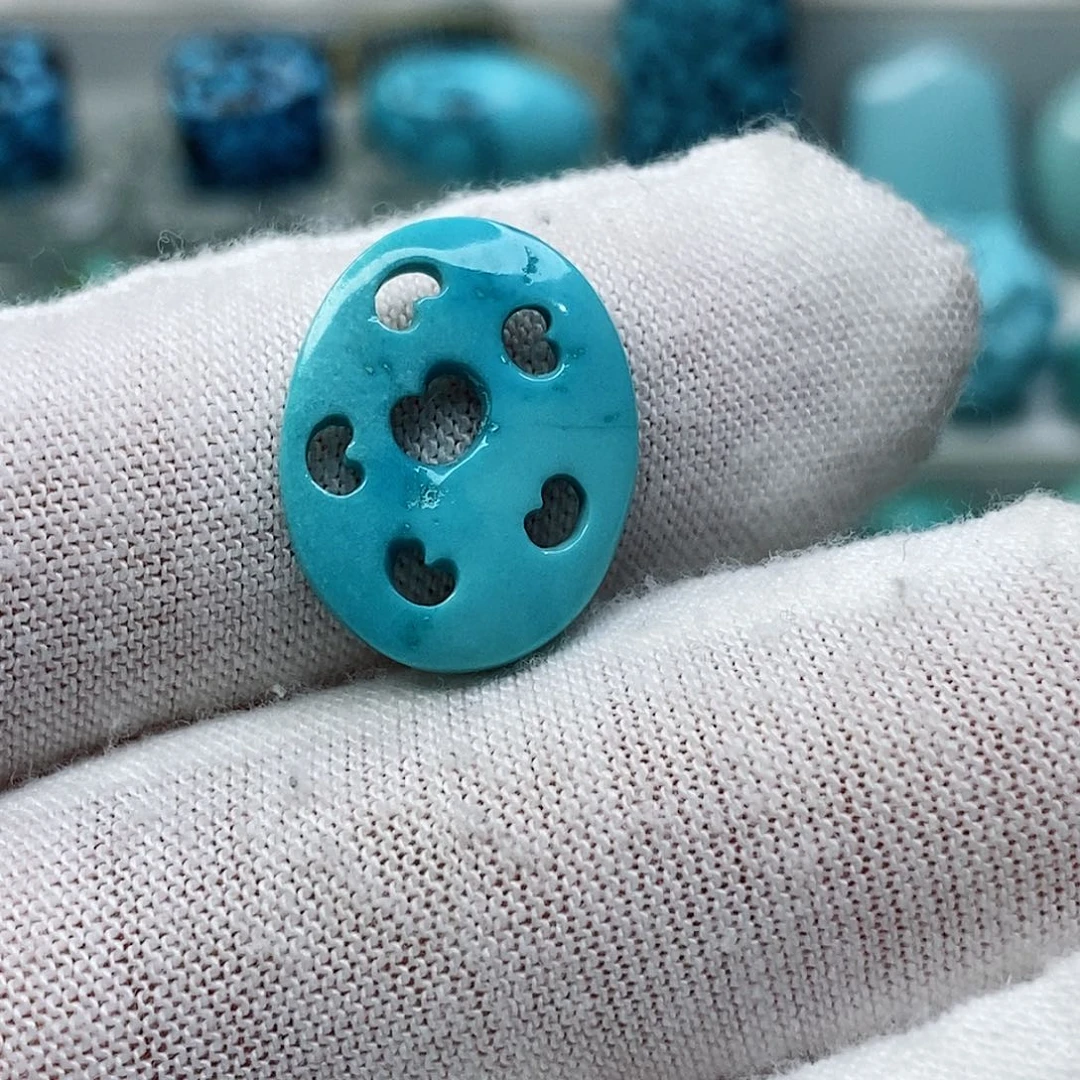 绿松石珠宝奇石未镶嵌