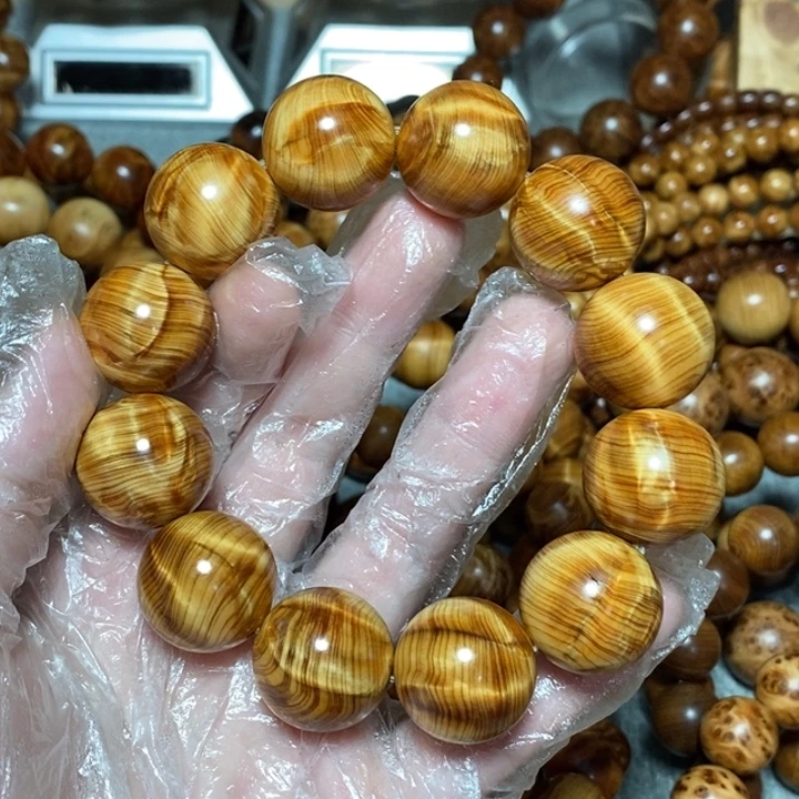 柏木（崖柏）太行崖柏龙胆闪电蚕丝纹2.0黄金底