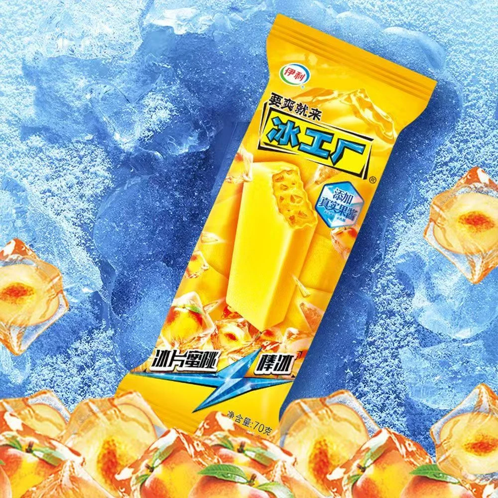 冰工厂冰片蜜桃棒冰