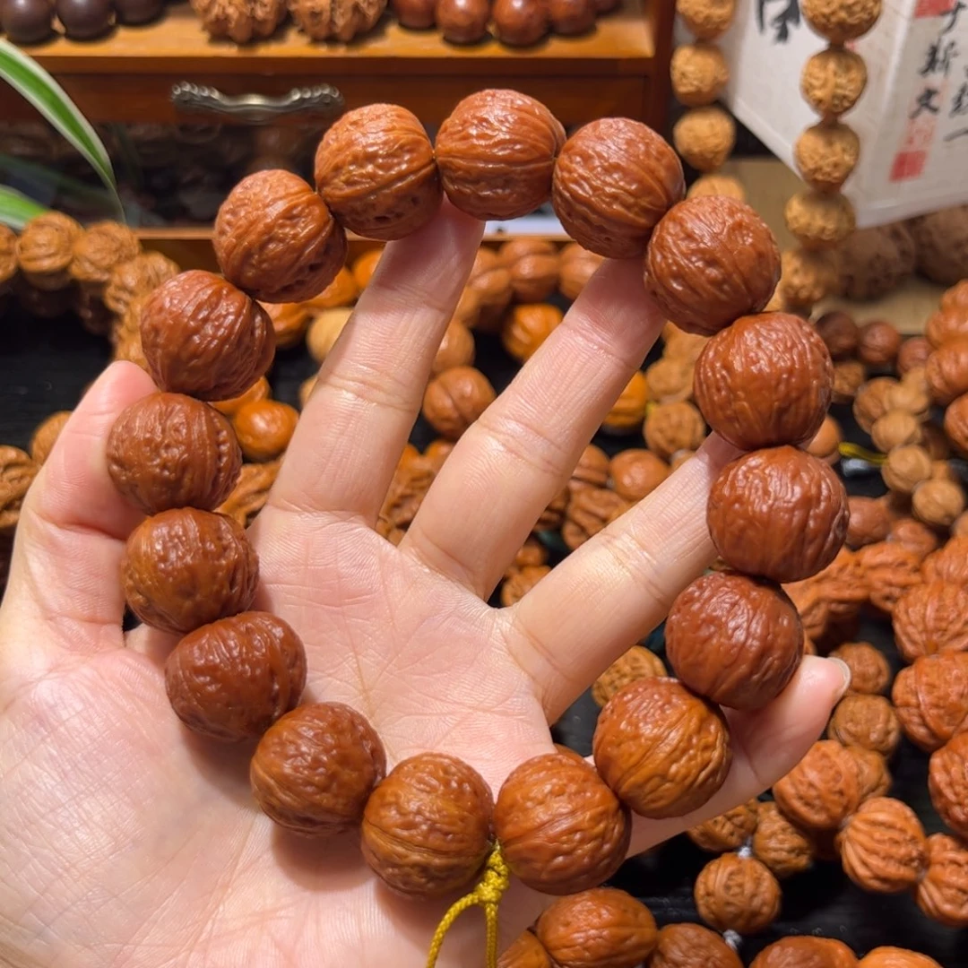 吊坠桃核桃心手串微瑕特价