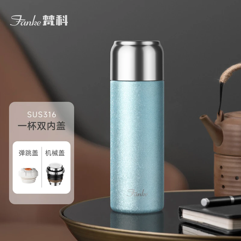 梵科316不锈钢保温杯茶水分离杯焖茶杯办公泡茶杯子车载水杯男士